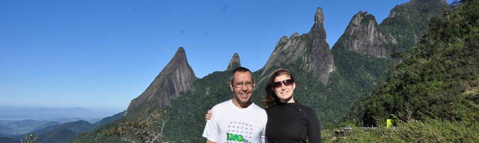 Passando pelo mirante do Dedo de Deus, a caminho de Teresópolis e da Serra dos Órgãos, no Rio de Janeiro